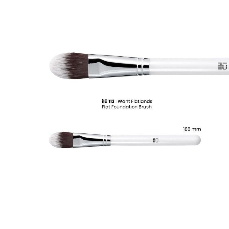 Pensula pentru Fond de Ten - Flat Foundation Brush Nr.113 - Ilu