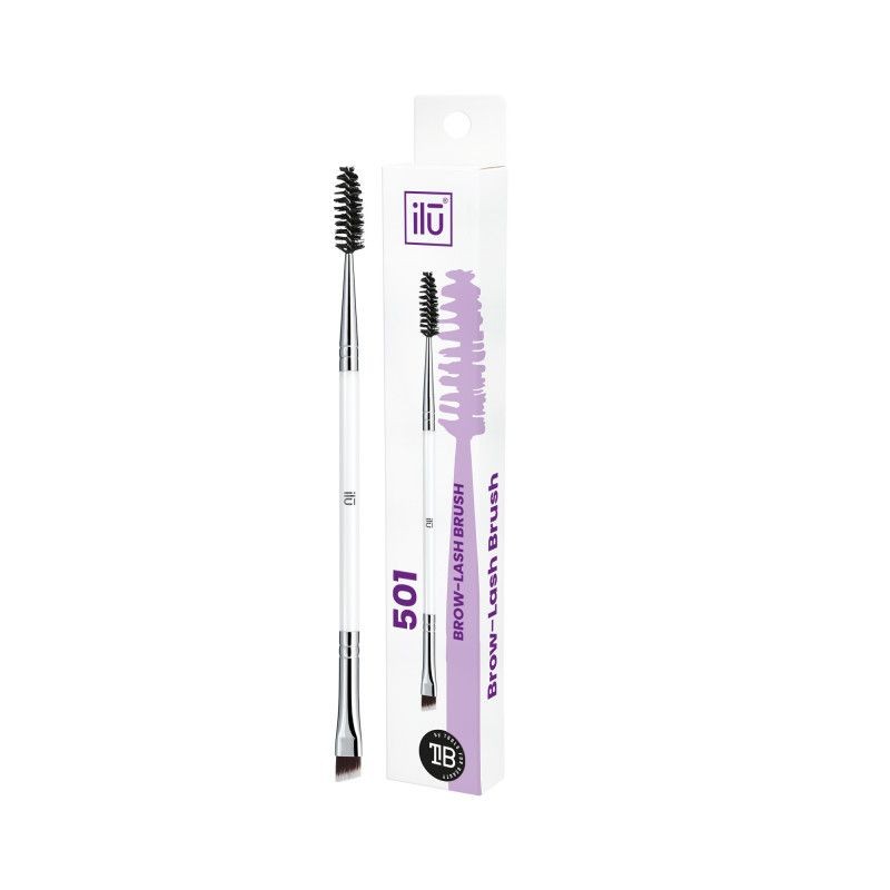 Pensula pentru Gene si Sprancene - Brow-Lash Brush Nr. 501 - Ilu - HNIcosmetice.ro