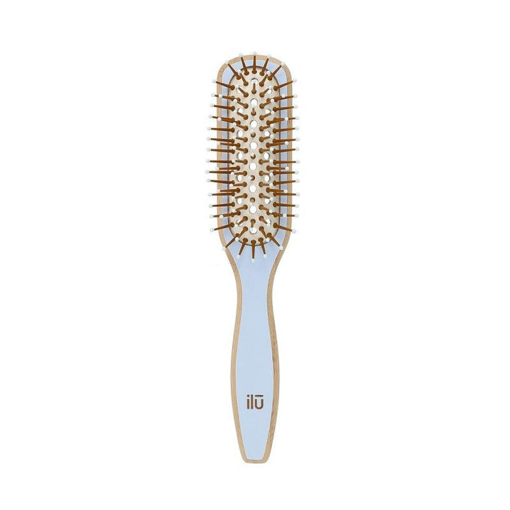 Perie pentru Descalcit Parul din Bambus - BambooM True Blue Detangle Brush - Ilu