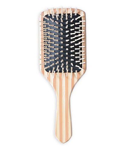 Perie pentru Descalcit Parul din Lemn de Bambus - Bamboo Paddle - Bifull - HNIcosmetice.ro