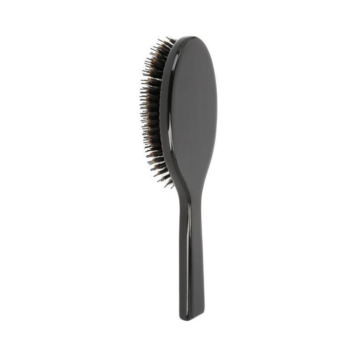 Perie pentru Descalcit Parul din Lemn si Par de Mistret - Natural Style Oval Hair Brush - Lussoni