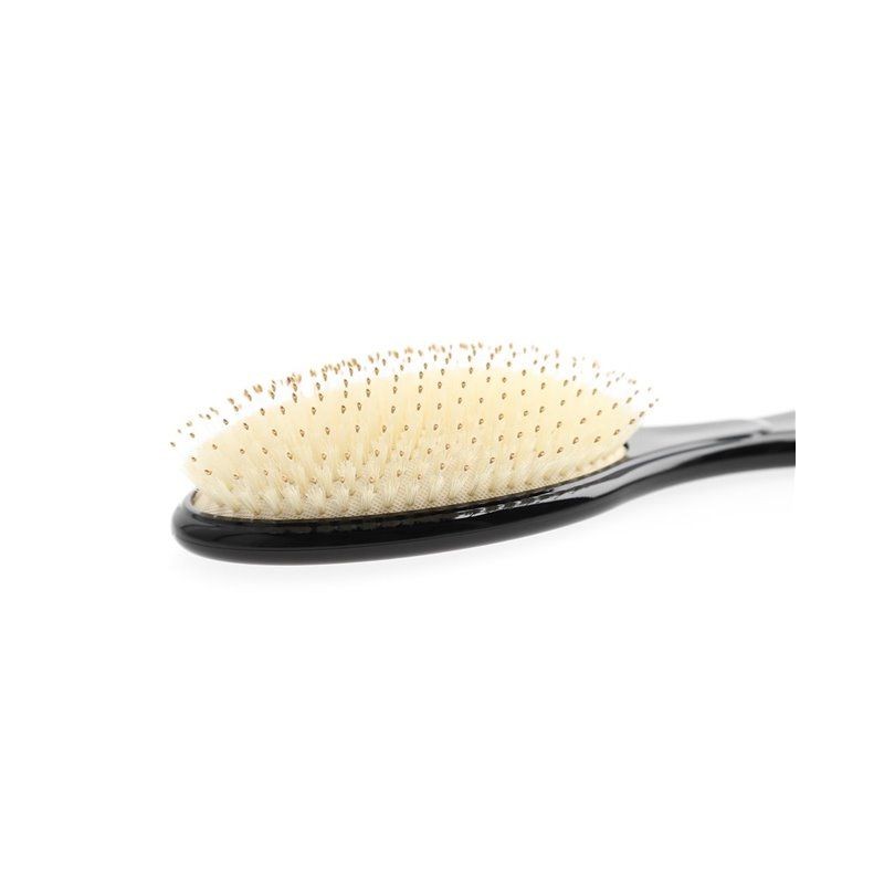 Perie pentru Descalcit Parul din Par de Mistret - Smooth White Oval Hair Brush - Kashoki