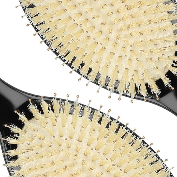 Perie pentru Descalcit Parul din Par de Mistret - Smooth White Oval Hair Brush - Kashoki