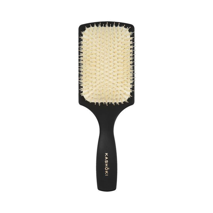 Perie pentru Descalcit Parul din Par de Mistret - Smooth White Paddle Hair Brush - Kashoki