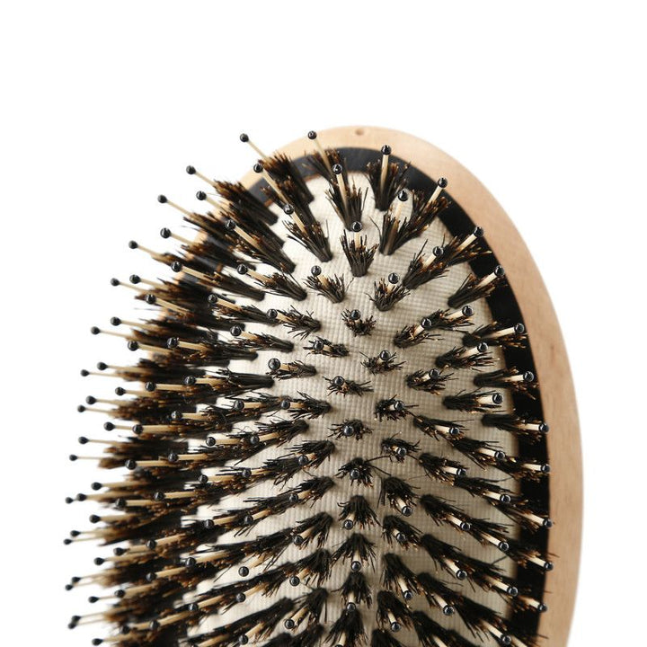 Perie pentru Descalcit Parul - Touch of Nature Wooden Oval Brush - Kashoki