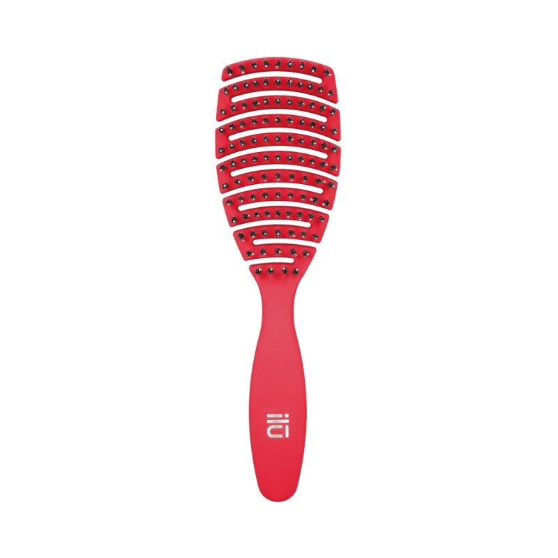 Perie pentru Descalcit si Uscat Parul - Flexible Vent Rose Brush - Ilu