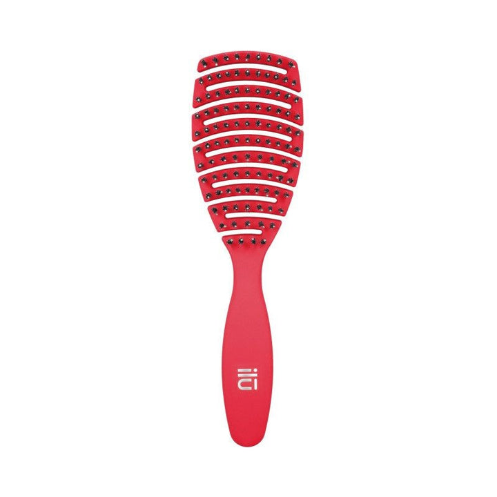 Perie pentru Descalcit si Uscat Parul - Flexible Vent Rose Brush - Ilu