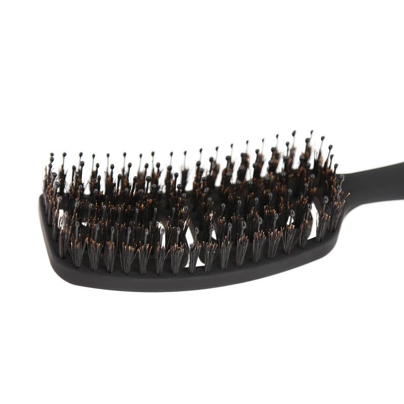 Perie pentru Descalcit si Uscat Parul - Labyrinth Natural Bristles Small Hair Brush - Lussoni