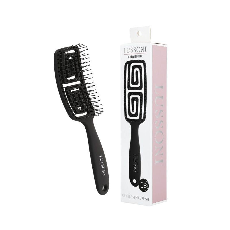 Perie pentru Descalcit si Uscat Parul - Labyrinth Small Hair Brush - Lussoni