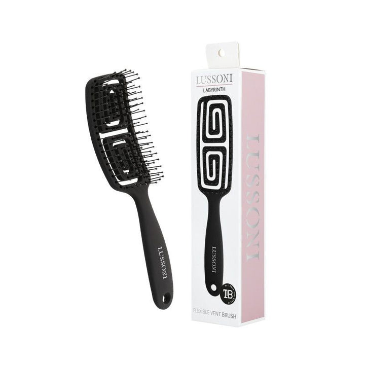 Perie pentru Descalcit si Uscat Parul - Labyrinth Small Hair Brush - Lussoni