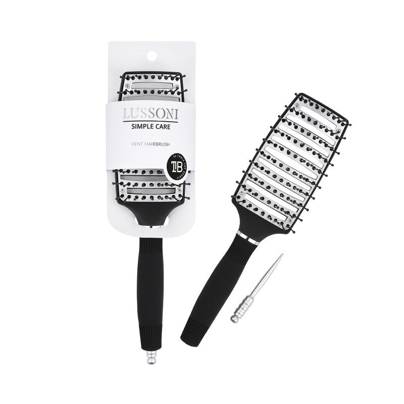 Perie pentru Descalcit si Uscat Parul - Simple Care Vent Hair Brush - Lussoni - HNIcosmetice.ro