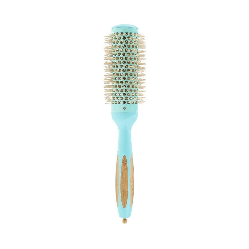 Perie Rotunda din Ceramica si Bambus - BambooM Ocean Breeze Styling Brush No. 35 - Ilu - HNIcosmetice.ro