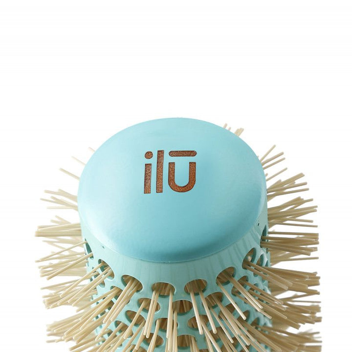 Perie Rotunda din Ceramica si Bambus - BambooM Ocean Breeze Styling Brush No. 35 - Ilu