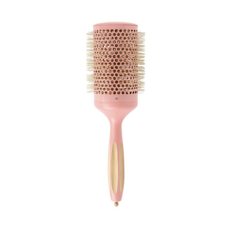 Perie Rotunda din Ceramica si Bambus - BambooM Sweet Tangerine Styling Brush No. 65 - Ilu