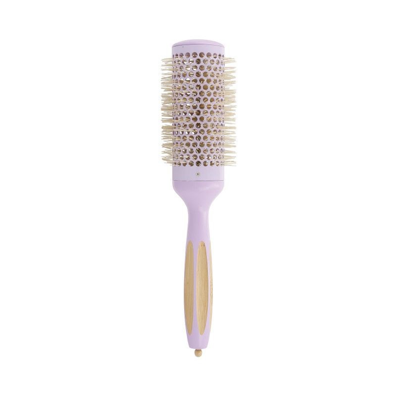 Perie Rotunda din Ceramica si Bambus - BambooM Wild Lavender Styling Brush No. 43 - Ilu