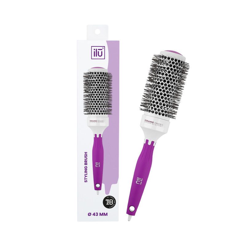 Perie Rotunda din Ceramica - Styling Brush Ceramic Ionized No. 43 - Ilu - HNIcosmetice.ro