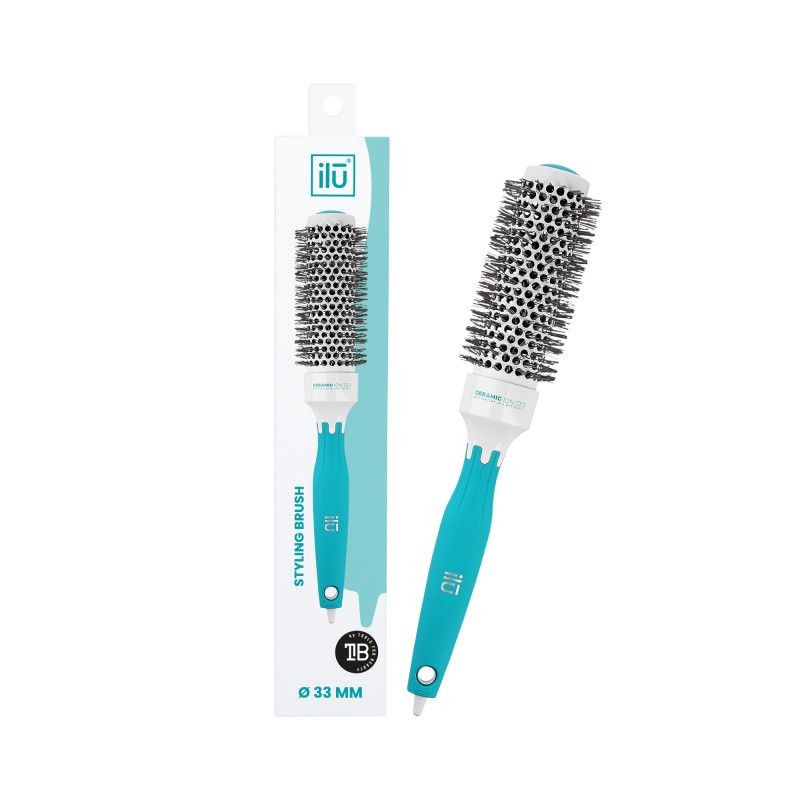 Perie Rotunda din Ceramica - Styling Brush Ceramic Ionized No. 33 - Ilu