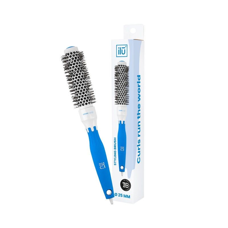 Perie Rotunda din Ceramica - Styling Brush Ceramic Ionized No. 25 - Ilu - HNIcosmetice.ro