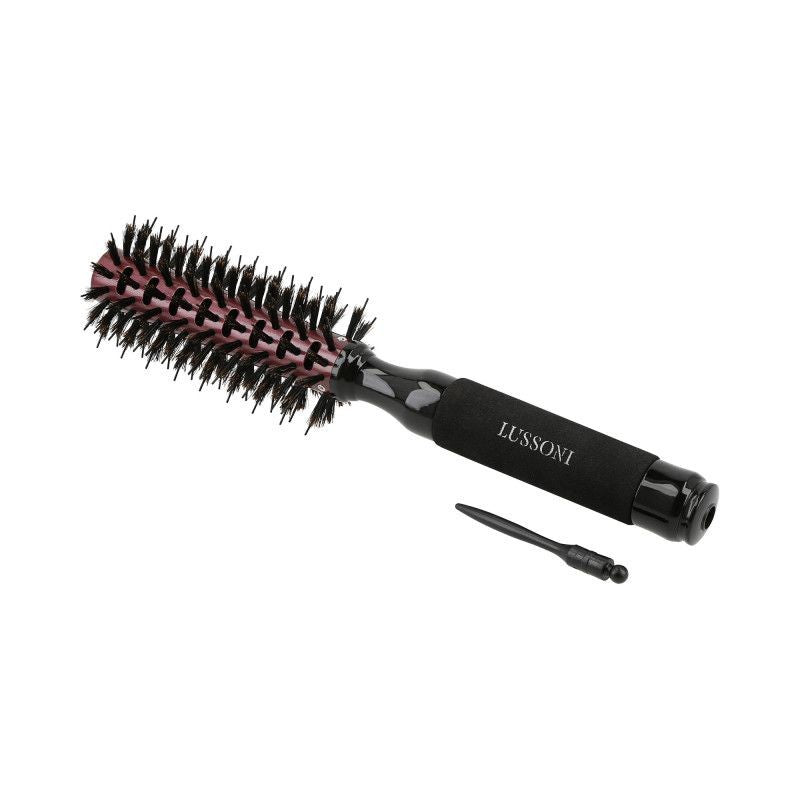 Perie Rotunda din Lemn si Par de Mistret - Natural Style Hair Brush 22mm - Lussoni