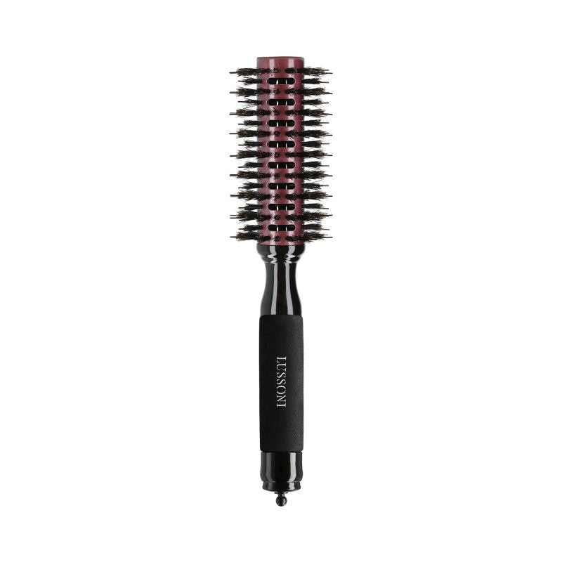 Perie Rotunda din Lemn si Par de Mistret - Natural Style Hair Brush 28mm - Lussoni