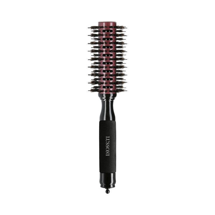 Perie Rotunda din Lemn si Par de Mistret - Natural Style Hair Brush 28mm - Lussoni