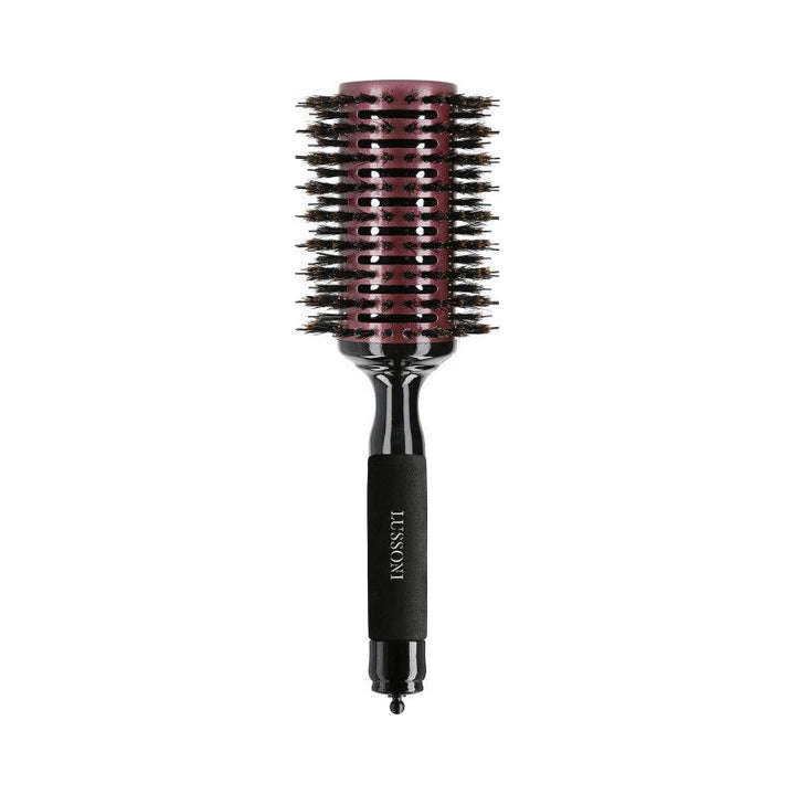 Perie Rotunda din Lemn si Par de Mistret - Natural Style Hair Brush 50mm - Lussoni