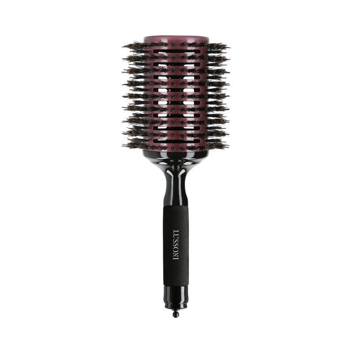 Perie Rotunda din Lemn si Par de Mistret - Natural Style Hair Brush 65mm - Lussoni