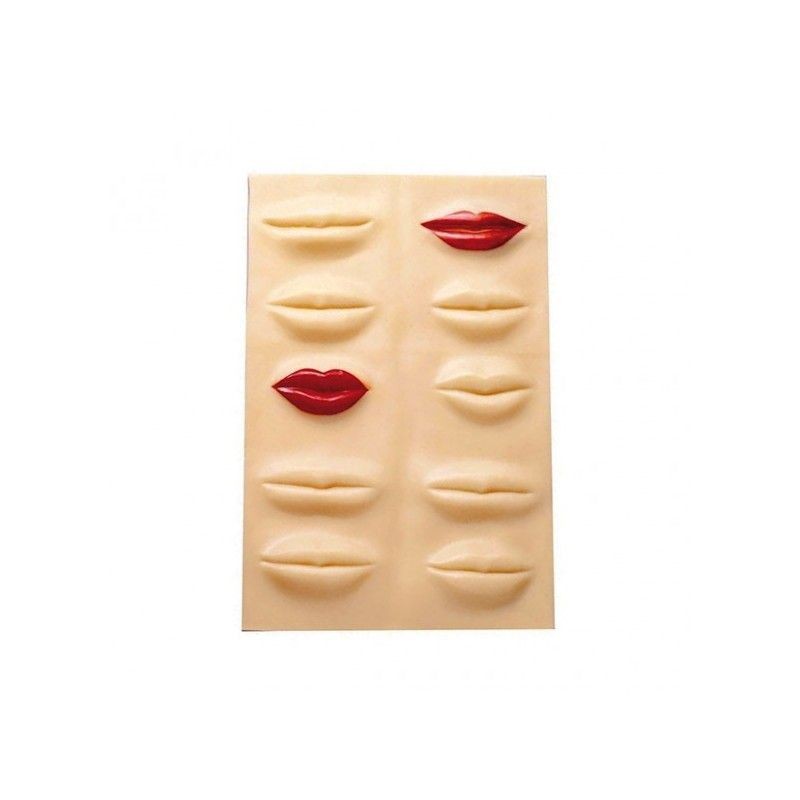Piele din Silicon pentru Practica Tatuaj cu Model Buze - Academy Make-up Spare Parts Lips - Bifull - HNIcosmetice.ro