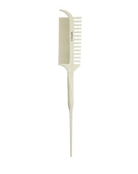 Pieptene Alb Flexibil cu Functii Multiple - Blanco Double Comb No. 005 - Bifull - HNIcosmetice.ro