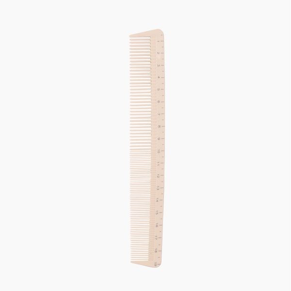 Pieptene cu Rigla pentru Coafura si Tuns - Measure Comb 19cm - Cutting Comb No. 10 - Bifull