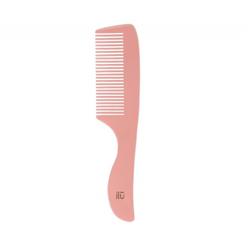 Pieptene din Bambus pentru Descalcit Parul - BambooM Sweet Tangerine Detangling Comb - Ilu - HNIcosmetice.ro