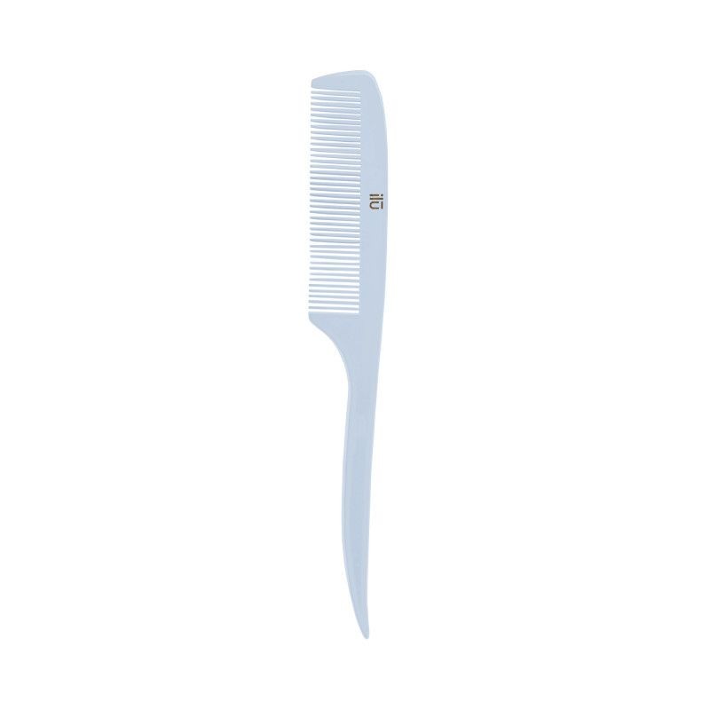 Pieptene din Bambus pentru Descalcit Parul - BambooM True Blue Detangling Comb - Ilu