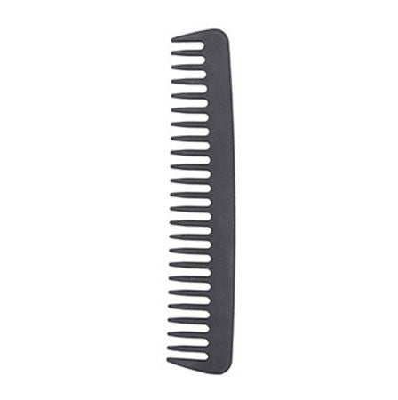 Pieptene din Carbon pentru Coafura cu Dinti Rari - Carbon Line - Comb With Separated Pins No. 017 - Bifull