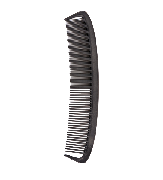 Pieptene din Carbon pentru Coafura cu Forma Curbata - Carbon Line - Curved Comb No. 023 - Bifull - HNIcosmetice.ro