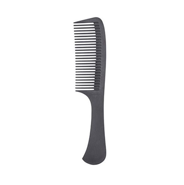Pieptene din Carbon pentru Coafura cu Maner Clasic - Carbon Line - Handle Comb No. 004 - Bifull - HNIcosmetice.ro