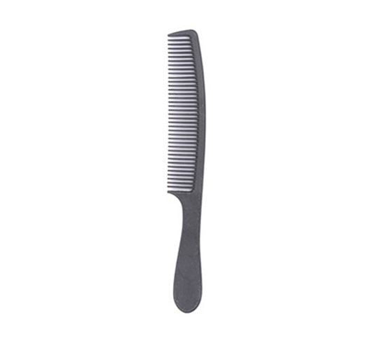 Pieptene din Carbon pentru Coafura cu Maner Mic - Carbon Line - Small Handle Comb No. 003 - Bifull - HNIcosmetice.ro