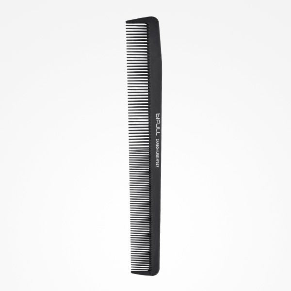 Pieptene din Carbon pentru Coafura si Tuns - Carbon Line - Cutting Comb No. 027 - Bifull - HNIcosmetice.ro
