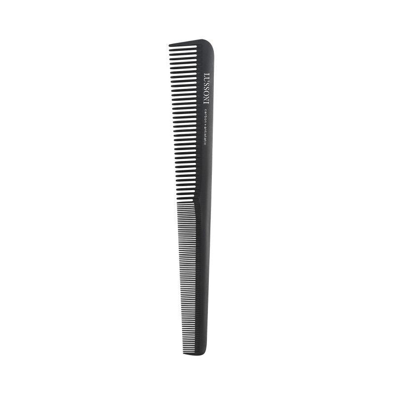 Pieptene din Carbon pentru Tuns - Carbon Antistatic Cutting Comb No. 114 - Lussoni - HNIcosmetice.ro