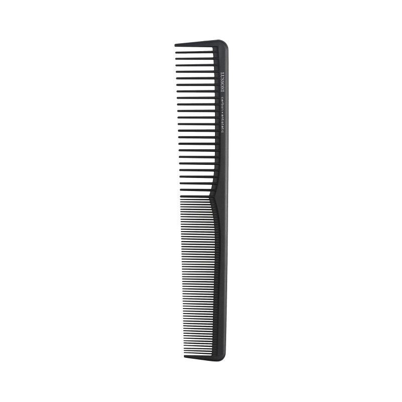 Pieptene din Carbon pentru Tuns - Carbon Antistatic Cutting Comb No. 116 - Lussoni - HNIcosmetice.ro