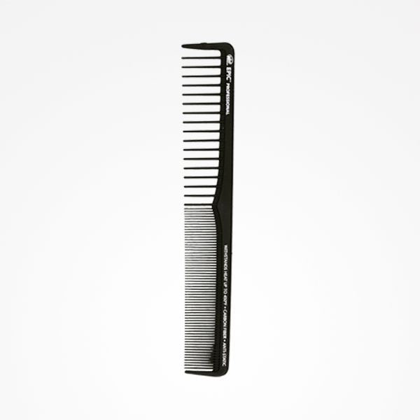 Pieptene din Carbon pentru Tuns si Coafat Femei - Carbon Comb Wet Brush - Cutting Comb For Woman No. 06 - Bifull - HNIcosmetice.ro