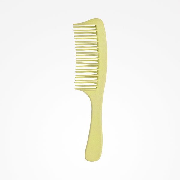 Pieptene din Fibre de Grau pentru Coafura cu Dinti Curbati - Ren Natur Handle Comb with Curved Bristles No. 11 - Bifull - HNIcosmetice.ro