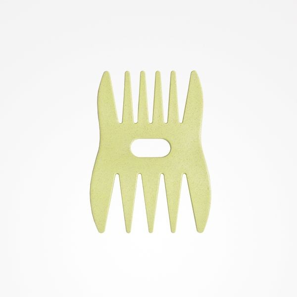 Pieptene din Fibre de Grau pentru Descalcirea Barbii - Ren Natur Beard Double Comb No. 16 - Bifull - HNIcosmetice.ro