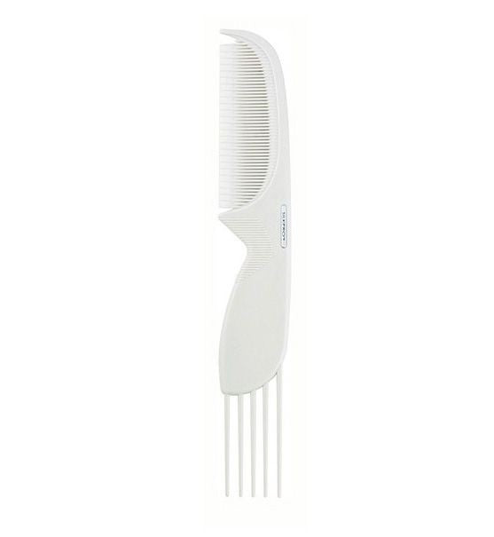Pieptene din Policarbonat pentru Coafura cu Cinci Pini si Dinti Inegali - Premium Line - Comb Styling Five Pins No. 003 - Bifull - HNIcosmetice.ro