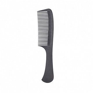 Pieptene Negru Flexibil pentru Coafura cu Maner - Classic Line - Handle Comb No. 003 - Bifull - HNIcosmetice.ro