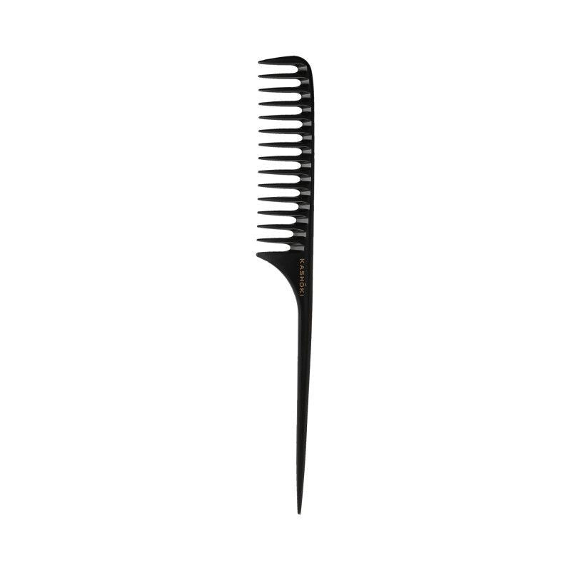 Pieptene pentru Descalcit Parul cu Coada de Soarece - Detangling and Styling Comb Nr. 450 - Kashoki - HNIcosmetice.ro