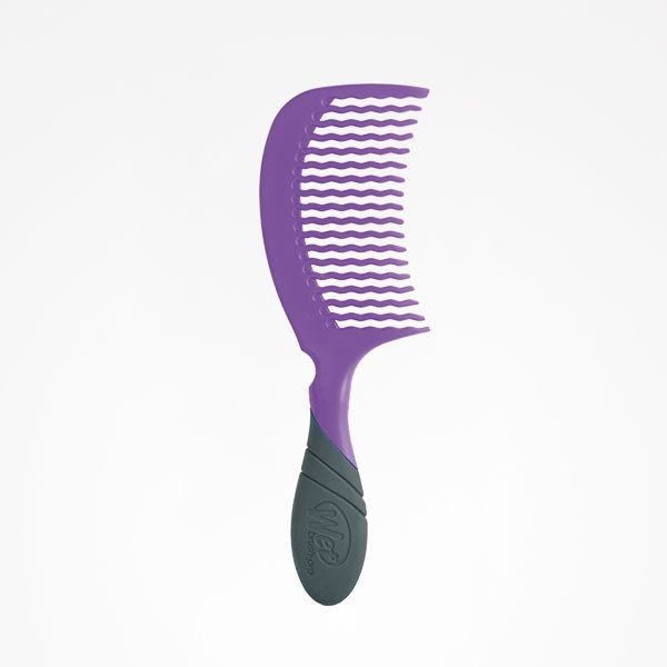 Pieptene pentru Descalcit Parul - Pro Detangling Comb - Purple - Wet Brush - Pro - Bifull - HNIcosmetice.ro