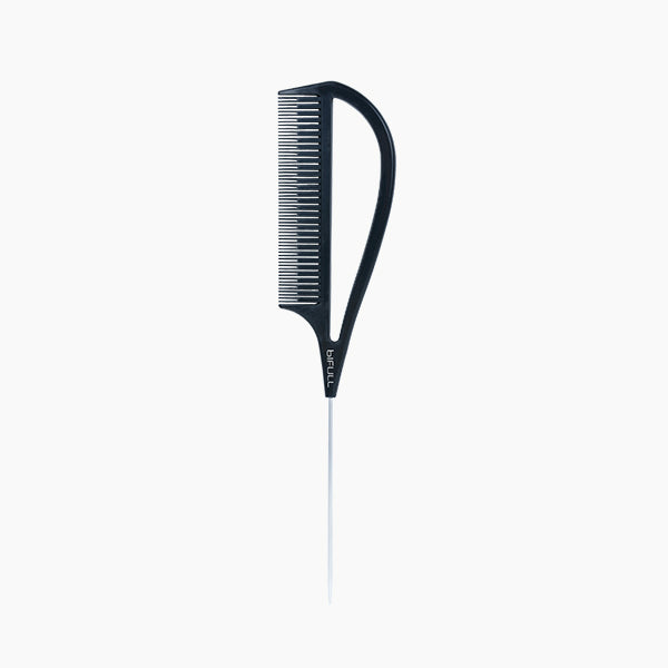 Pieptene Separator cu Coada si Pini Metalici - Grip Comb Strand Separator Metal Pin and Handle - Bifull