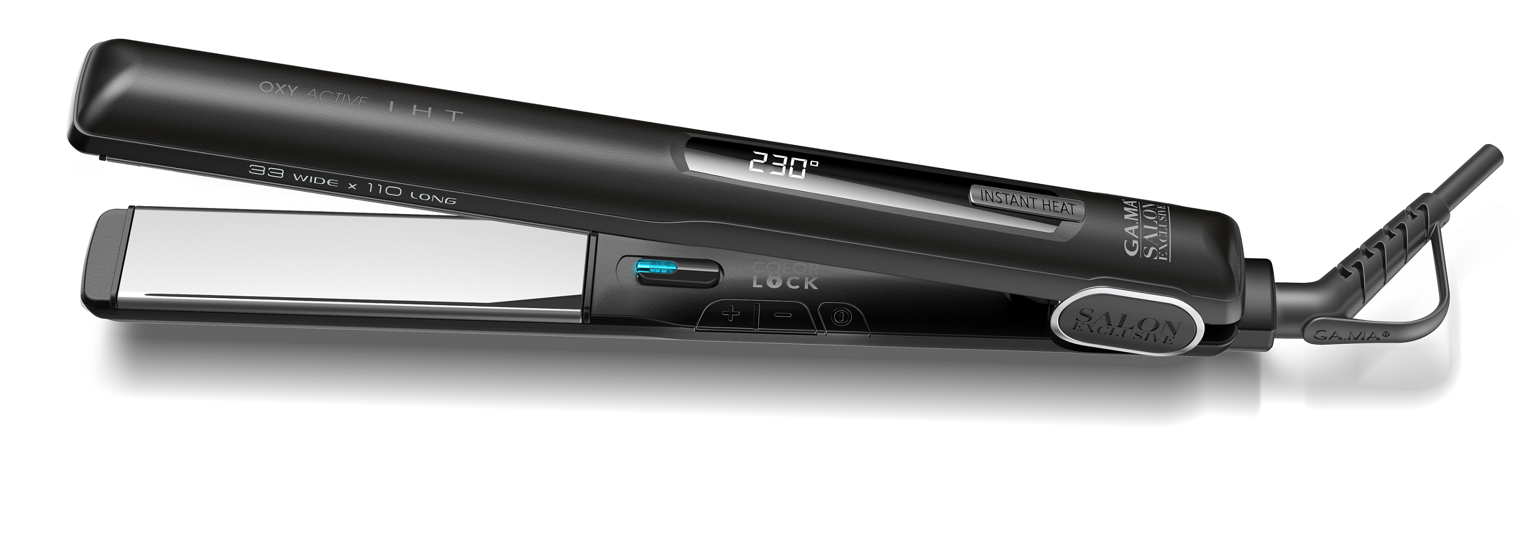 Placa de Par - G-Style Titanium Ion Plus Black - Ga.ma - HNIcosmetice.ro