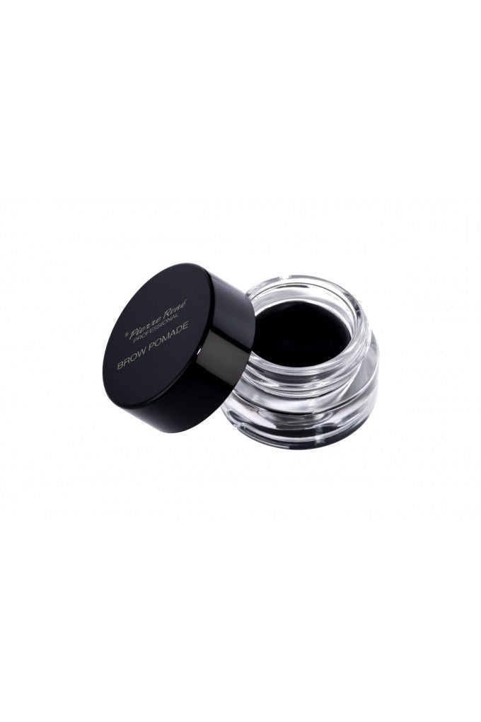 Pomada Pentru Sprancene - Brow Pomade Nr.02 Black 4gr. - PIERRE RENE - HNIcosmetice.ro