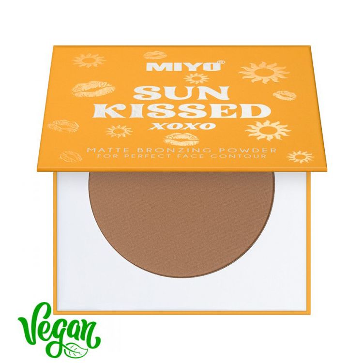 Pudra Bronzanta Mata - Sun Kissed Warm Bronze Nr. 01 - Miyo - HNIcosmetice.ro